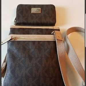 Mk crossbody and matching wallet